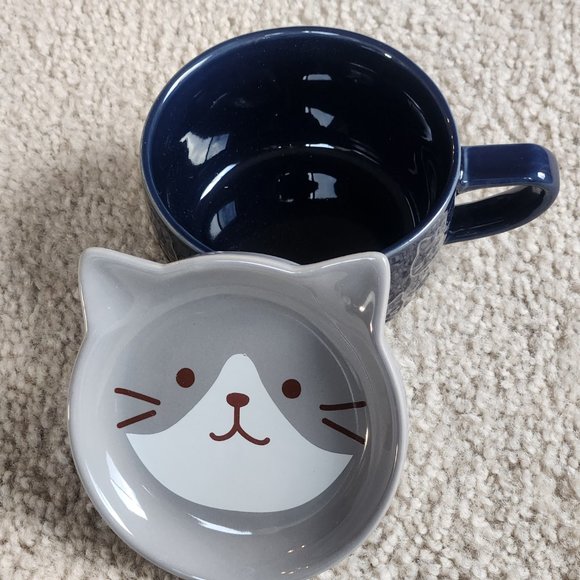 Other - NIB kitty cat mug with lid kawaii cute kitten